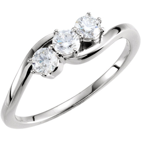 Ring > 3-Stone > Diamond > 1/2 CTW.*Multiple Diamond Cuts and Weights available*