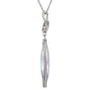 Pendant or Necklace > Dangle > Oval-Shaped > Halo-Styled