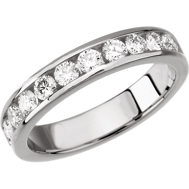 Band > Anniversary > Stone > 11 > Diamond > 3/4 CTW.*Multiple Diamond Cuts and Weights available*