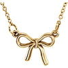 Necklace > 18" > Bow > Knotted