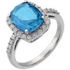 Ring > Diamond > .07 CTW > & > Opal > Created