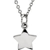 Necklace > 18" > Star