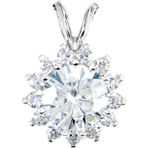 Pendant > Moissanite > Created