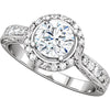 Ring > Engagement > Diamond > CTW > 1/CZ & 1