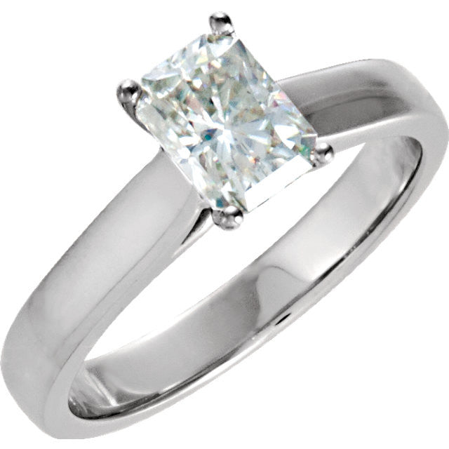 Ring > Engagement > Moissanite & Diamond > Created