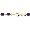 Bracelet > 7" > Sapphire > Blue > Created