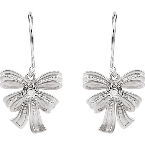 Earrings > Dangle > Design > Bow > Vintage-Inspired