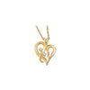 Necklace > Heart > Diamond > .03 CTW