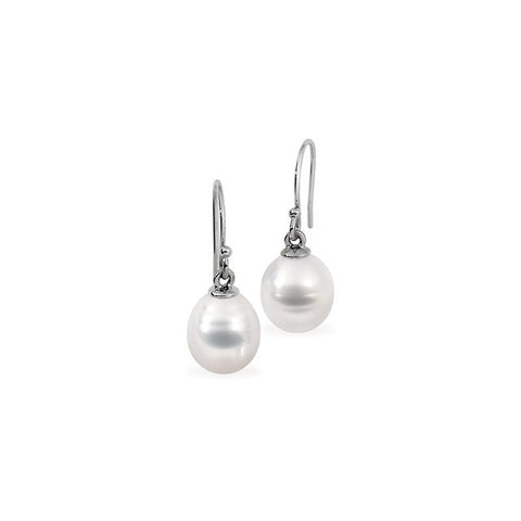 Earrings > Pearl > Cultured > Sea > South > 12mm > White > 18P