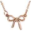 Necklace > 18" > Bow > Knotted