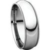 Band > Milgrain > Fit > Comfort > 6mm