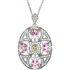 Pendant > Diamond > CTW > 3/Pink & Yellow > Pink & Yellow