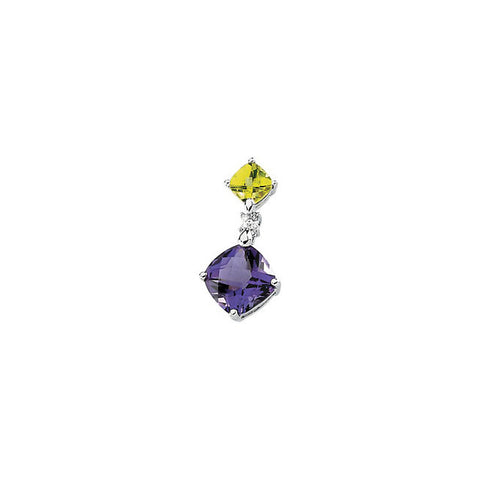 Pendant > Gemstone & Diamond > Multicolor > Genuine