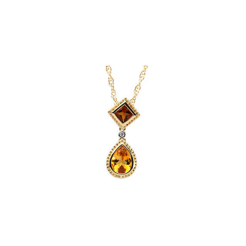 Pendant > Gemstone & Diamond > Multicolor > Genuine