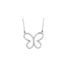 Necklace > 16" > Butterly > Diamond > 1/3 CTW