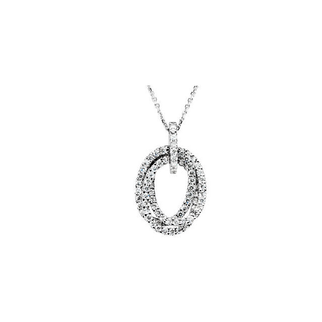 Necklace > 18" > Moissanite > Created