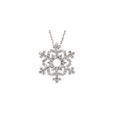 Necklace > Snowflake > Diamond > 3/8 CTW