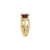 Ring > Garnet & Diamond > Rhodolite > Genuine