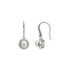 Earrings > Pearl & Diamond > Cultured > Freshwater