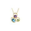 Pendant > Amethyst & Peridot > Topaz, > Blue > Swiss > Genuine