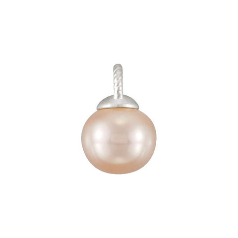 Pendant > Pearl > Peach > Golden > Cultured > Freshwater