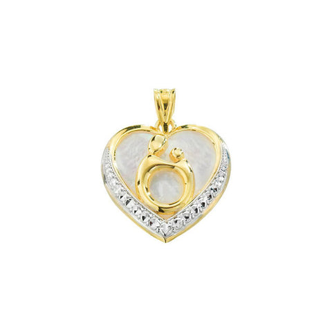 Plating > Rhodium > with > Pendant > Child® > & > Mother