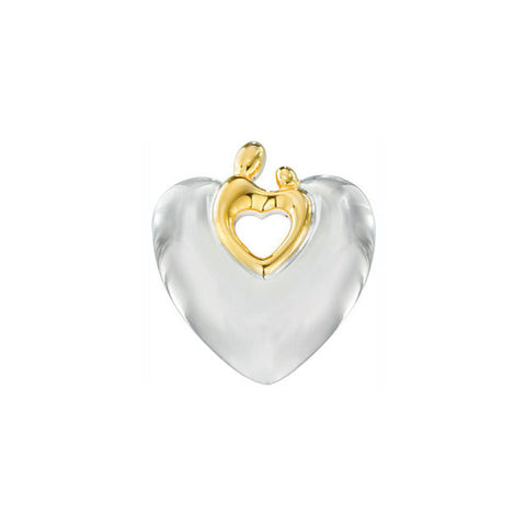 Plating > Yellow > 18kt > with > Pendant > Child® > & > Mother > Shaped > Heart