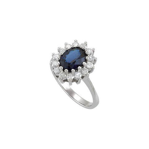 Ring > Sapphire & Diamond > Genuine