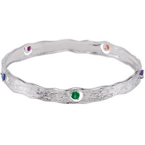 Bracelet > Bangle > Multi-gemstone