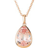 Pendant > Morganite > Genuine