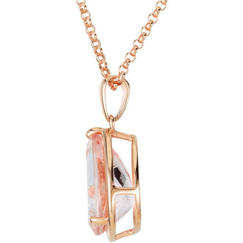 Pendant > Morganite > Genuine