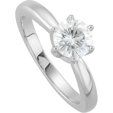 Ring > Solitaire > Moissanite > Created
