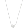 Necklace > 18" > Heart > Diamond > 1/10 CTW