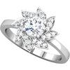 Ring > Engagement > Diamond > CTW > 1/Zirconia & 1 > Cubic > Silver > Continuum