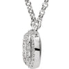 Necklace > 19.85" > Diamond > 1/8 CTW > 13x32mm