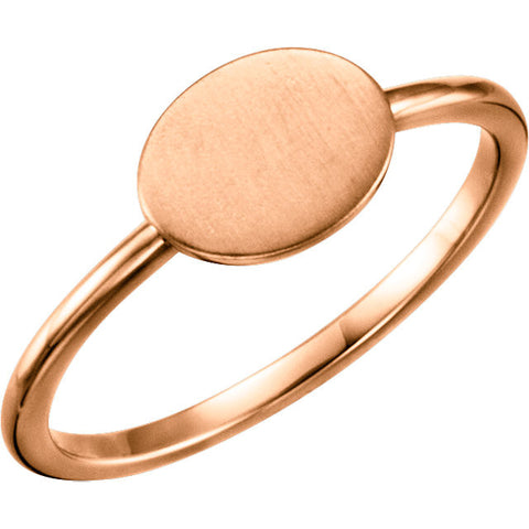 Ring > Engravable > Oval