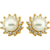 Earrings > Diamond > CTW > 1/Pearl & 1
