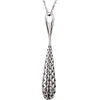Necklace > 18" > Shaped > Teardrop