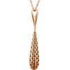 Necklace > 18" > Shaped > Teardrop