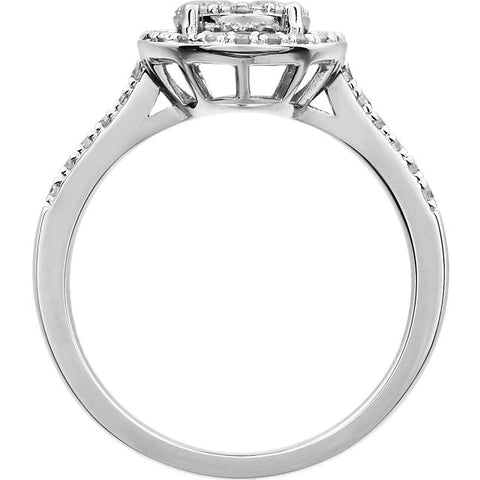 Ring > Engagement > Halo-Styled > Diamond > 5/8 CTW