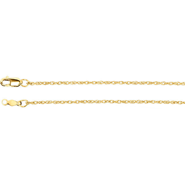 Chain > 18" > Rope > Gold™ > Titan > Lasered > 1.25mm