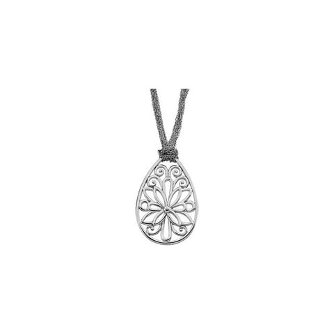 Pendant > Filigree > Teardrop