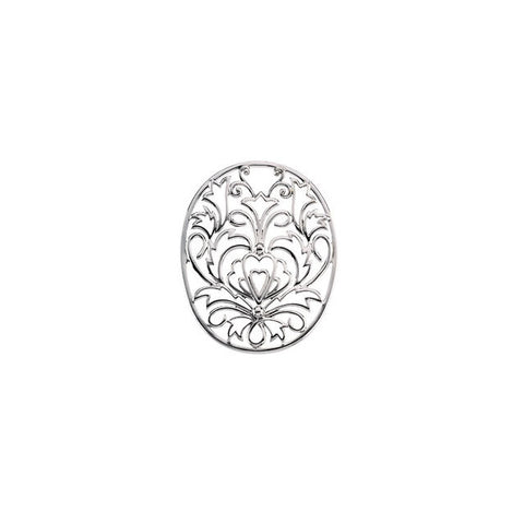 Pendant > Filigree > Oblong