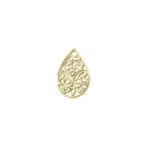 Pendant > Filigree > Teardrop