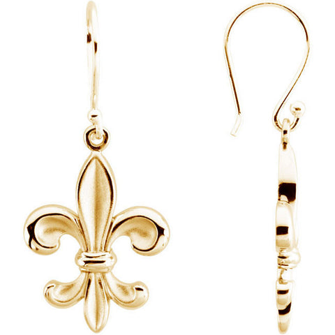 Earrings > Fleur-de-lis