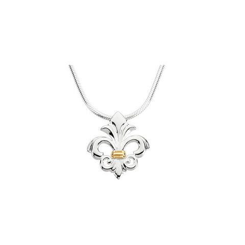 Pendant > Fleur-de-lis > Tone > Two