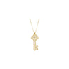 Chain > Cable > 18" > with > Necklace > Key > Diamond