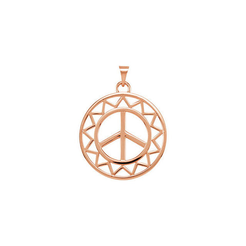 Pendant > Sign > Peace > Shaped > Sun