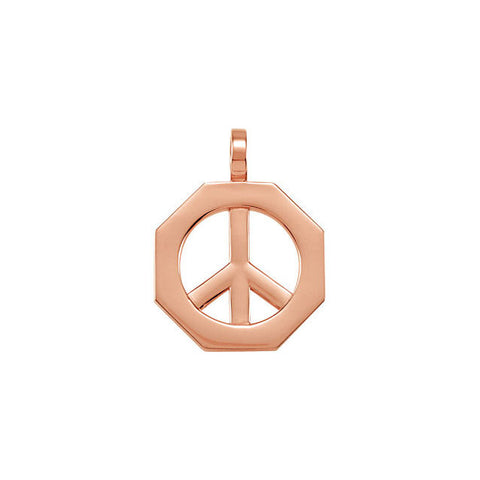 Pendant > Sign > Peace > Shaped > Octagon