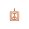 Pendant > Sign > Peace > Shaped > Rectangle